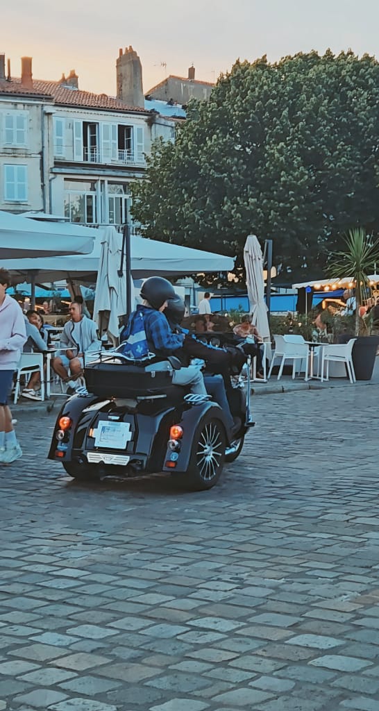 evening by the old port of la rochelle